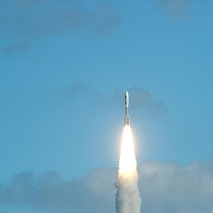 Atlas V rocket carrying the New Horizons spacecraft.